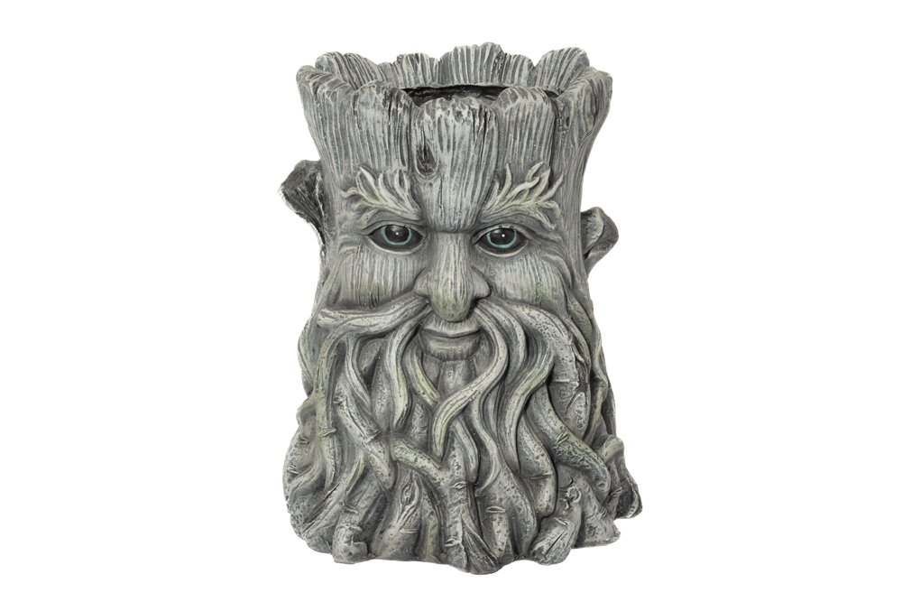 Lauko vazonas 4Living BURTININKAS, pilkos sp., 29 x 28 x 36,5 cm.