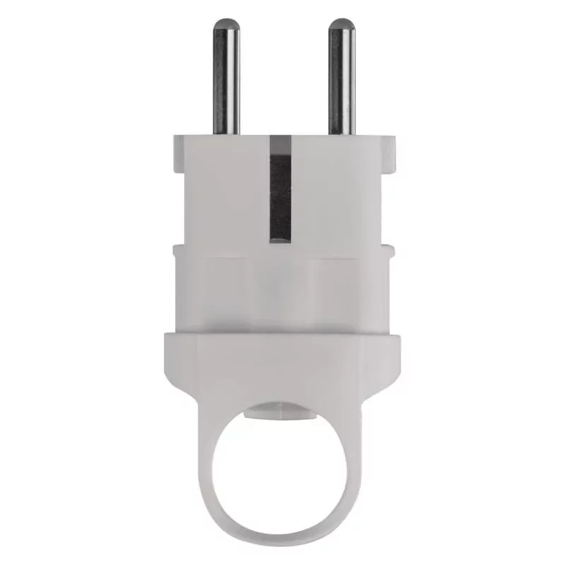 Kištukas EMOS P0038, su įž., su kilpa, 3680 W, 250 V~/16 A maks., baltos sp.