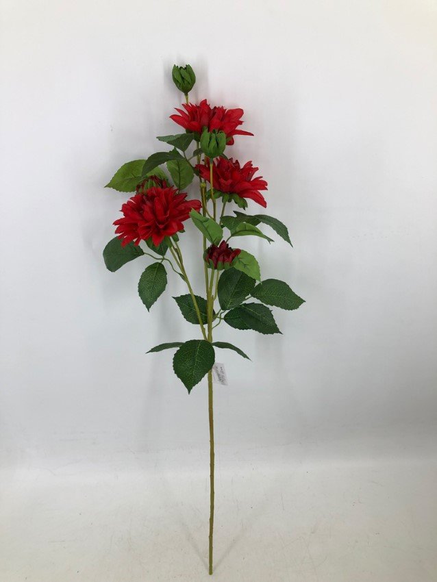 Dirbtinė gėlė, jurginas NOVELLY HOME DY1-3210AR, raudonos sp., 73 cm 