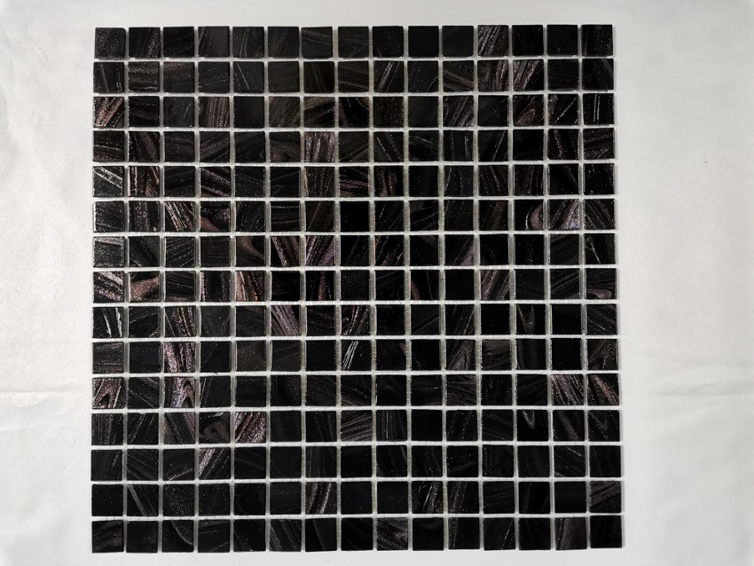 Mozaika MONA MOSAICS B21, 327 x 327 x 4 mm, 40 vnt./dėž., stiklo, spl. tamsi ruda