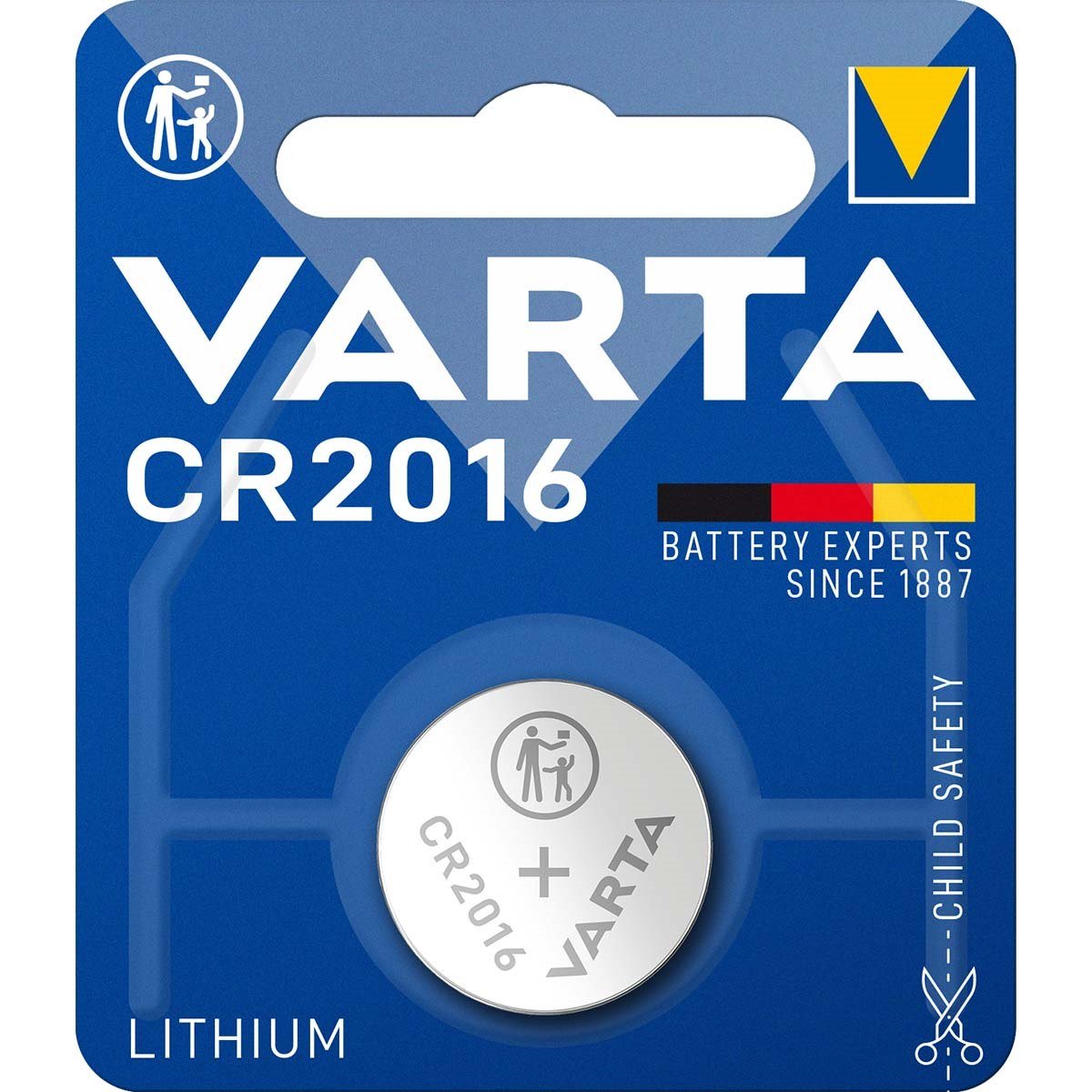 Maitinimo elementas VARTA Cr2016, 3 V, 1 vnt.