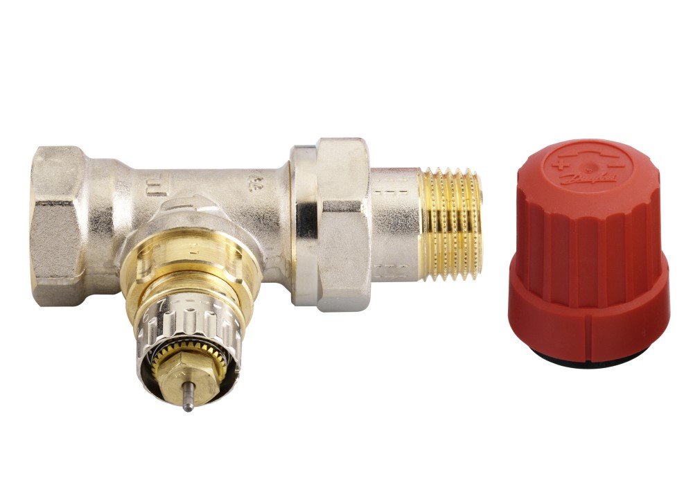 Termostatinis ventilis DANFOSS RA-N15, dvivam. sist., tiesus, kvs 0.90, 013G0014