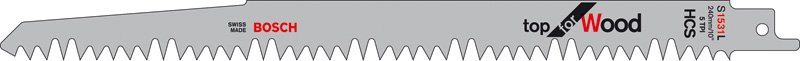 Pjūklo geležtės BOSCH S 1531 L Top for Wood
