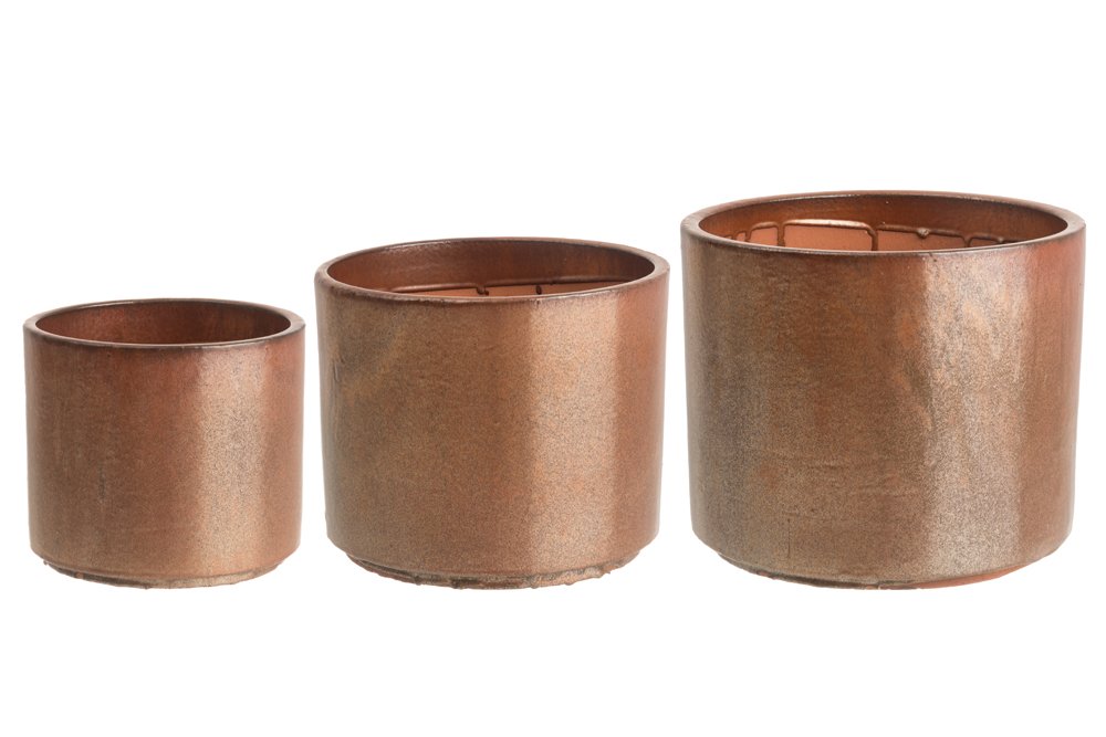 Keraminis lauko vazonas 4LIVING, vario sp., 24 x 23 cm.