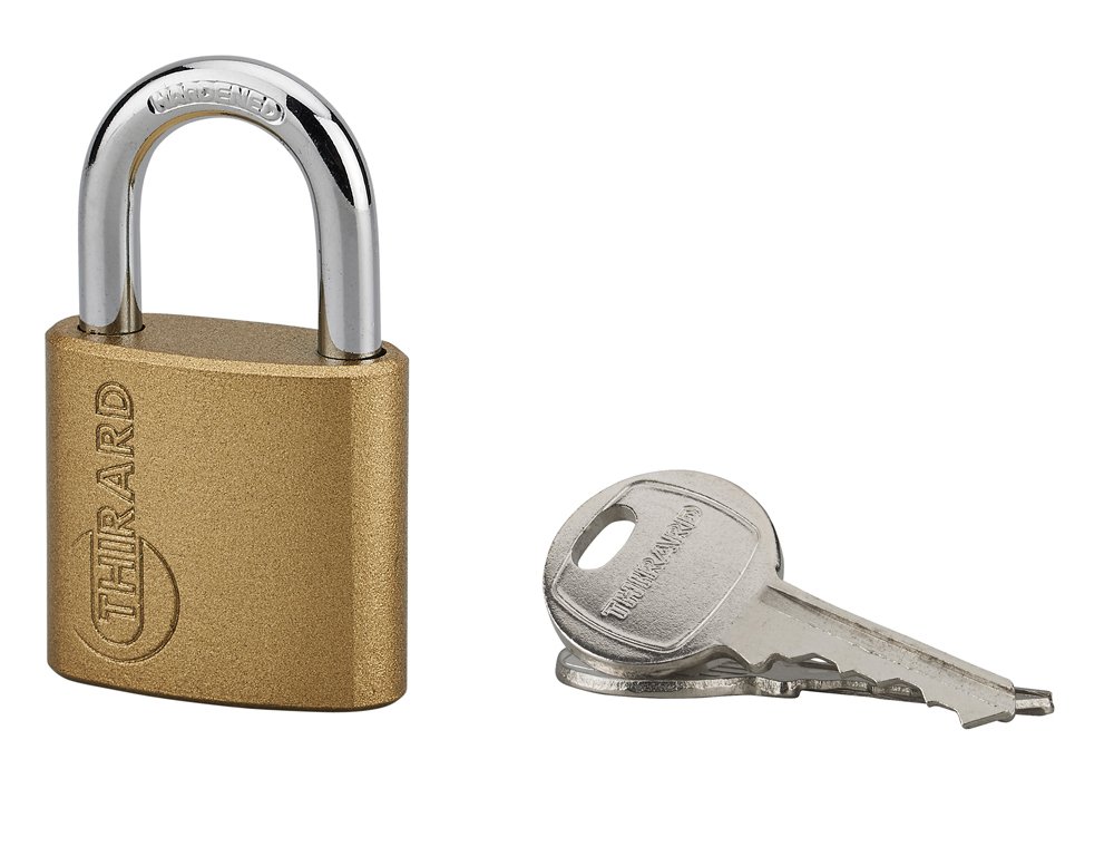 Pakabinama spyna THIRARD, Ruby, 32 mm, žalv. korp. 3 raktai, 193826