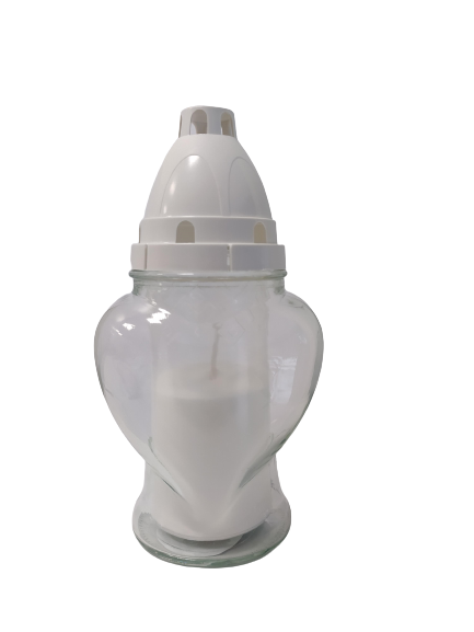 Kapų žvakė "Širdelė", degimo laikas 36 val.