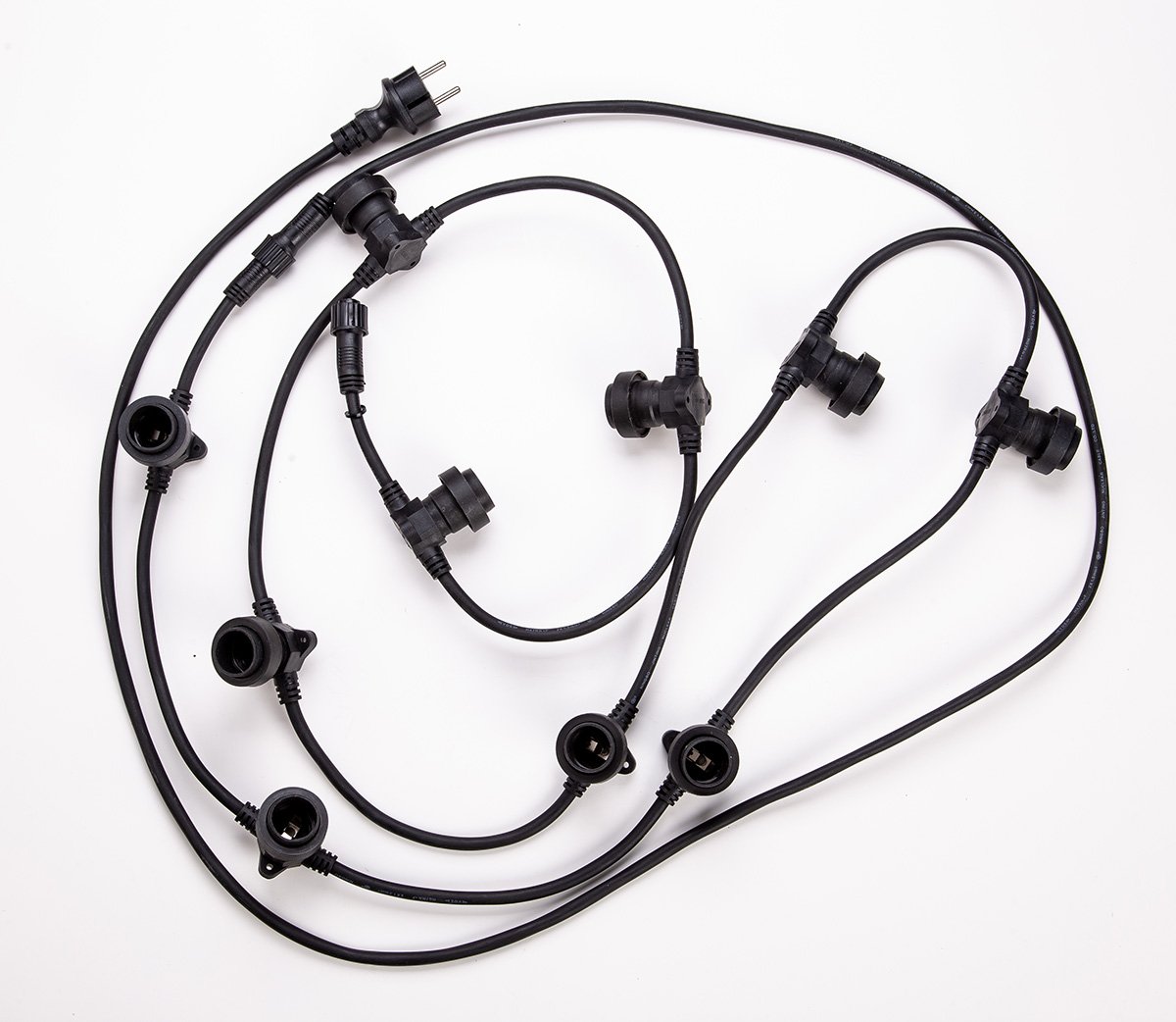 Lauko girlianda ORRO YJ001-E27-8, be lempučių 10vnt., 8 m, IP44