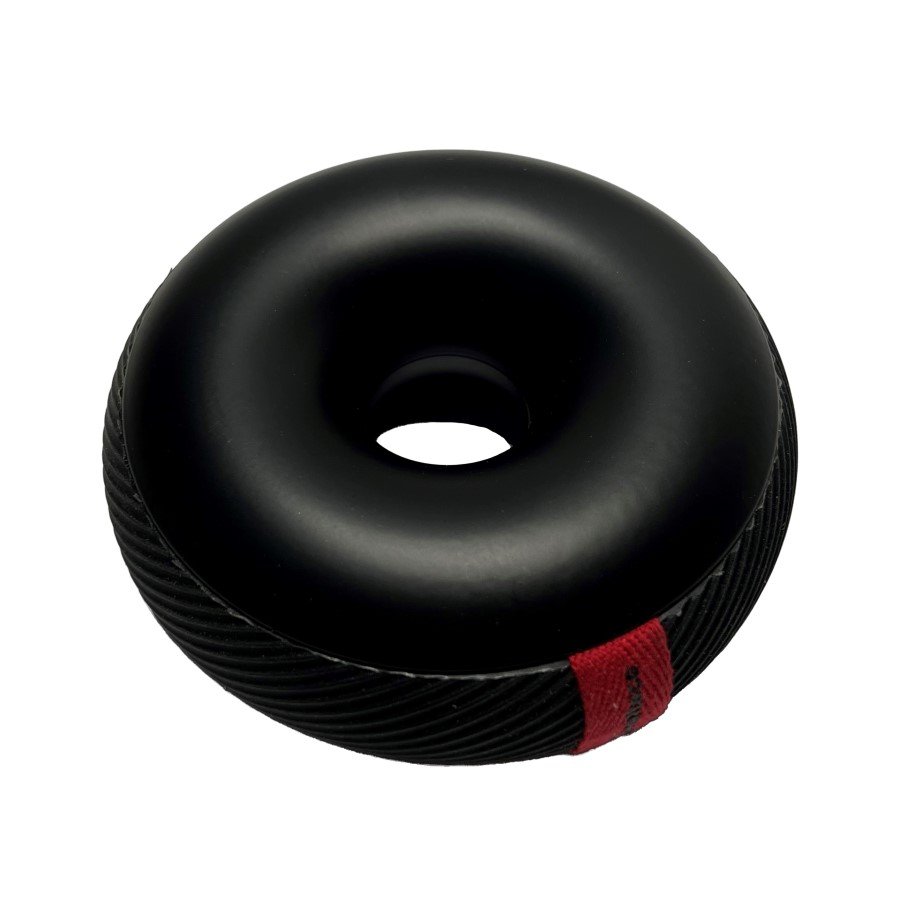 Durų atrama WALTECO Doornut, Ø106 x 42 mm, 0,83 kg, juodos sp.