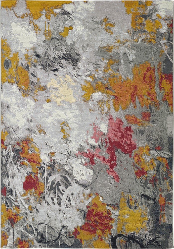 Kilimas ANDIAMO Portland, 120 x 170 cm, pilkos spl., 75% polipropilenas, 25% poliesteris, tinkamas viduje ir lauke, Egiptas, 704195