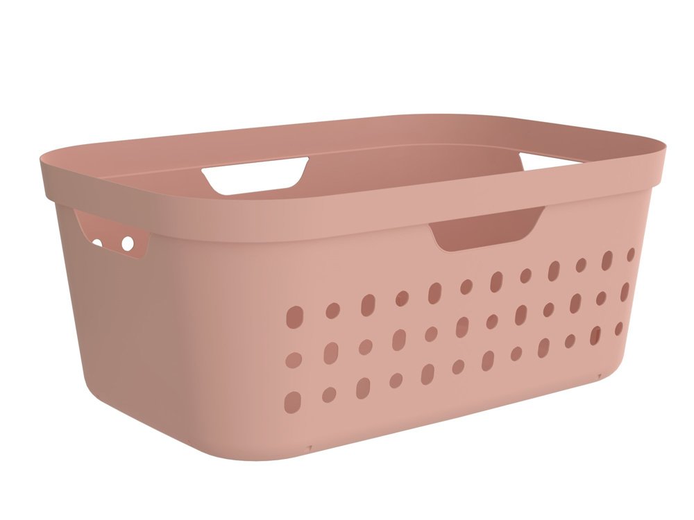 Skalbinių krepšys ROTHO Jona, rožinė sp., 39 l