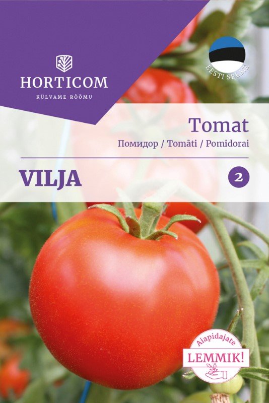 Daržovių sėklos, HORTICOM pomidorai valgomieji Vilja, 30 sėklų