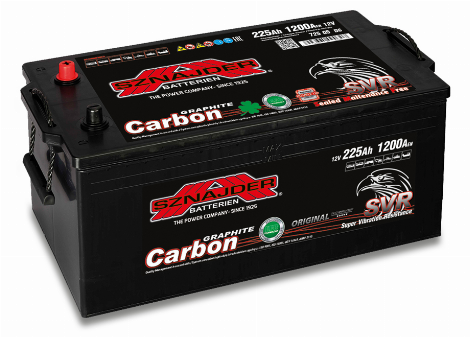 Akumuliatorius  SZNAJDER CARBON TRUCK EFB 12 V, 225 Ah, 1200 A, EN