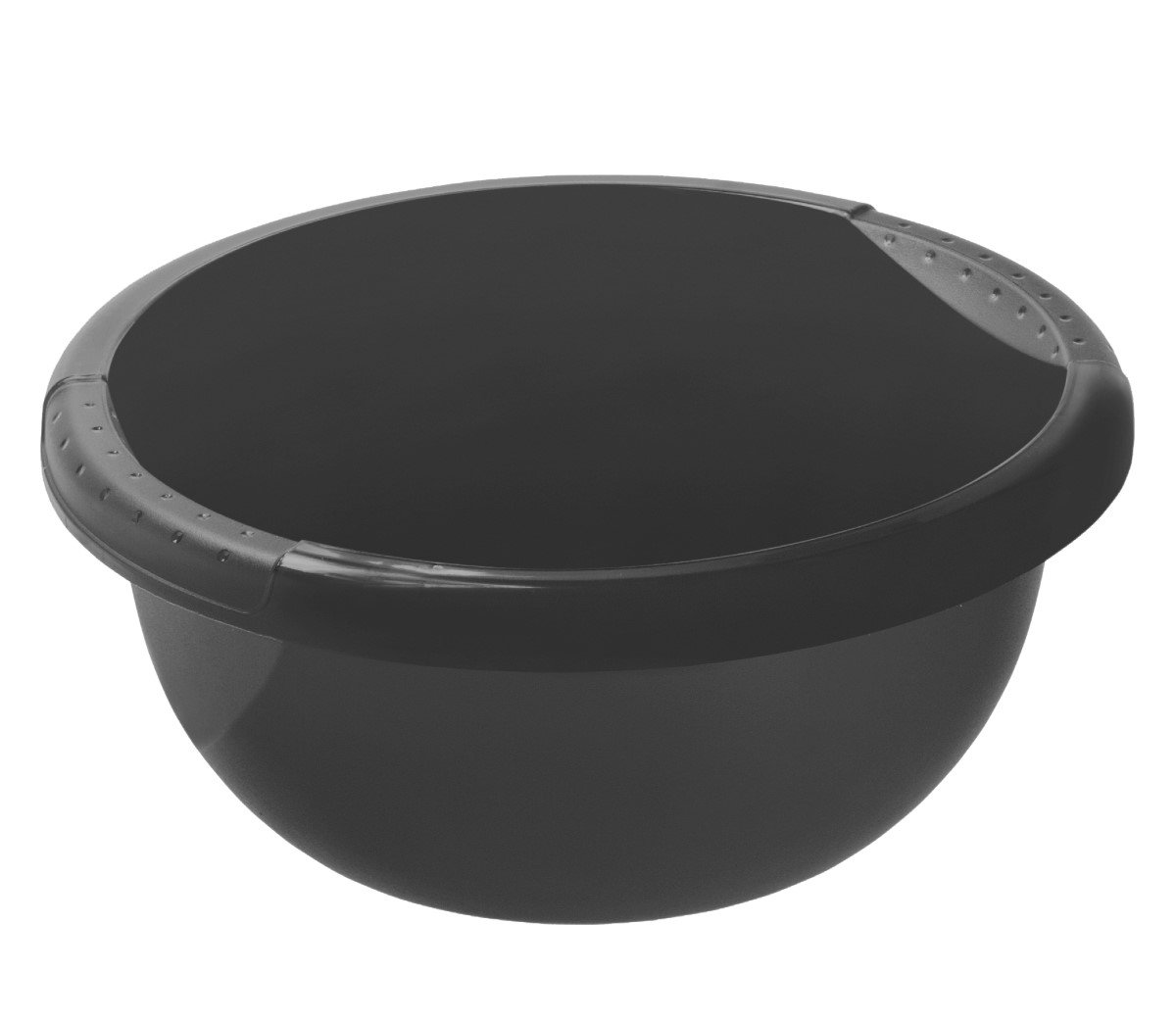 Plastikinis dubuo ROTHO Daily, 34 cm, 6 l, antracito sp.