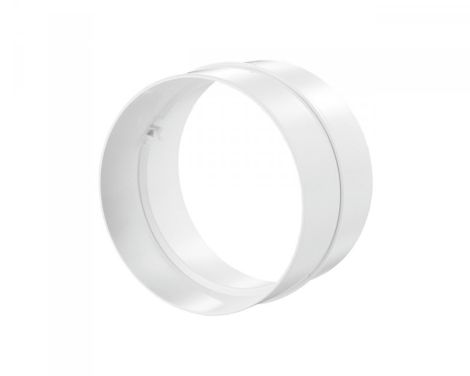 Ventiliacinė jungtis PLASTIVENT, d100, apvali, plastikinė, balta, 111P