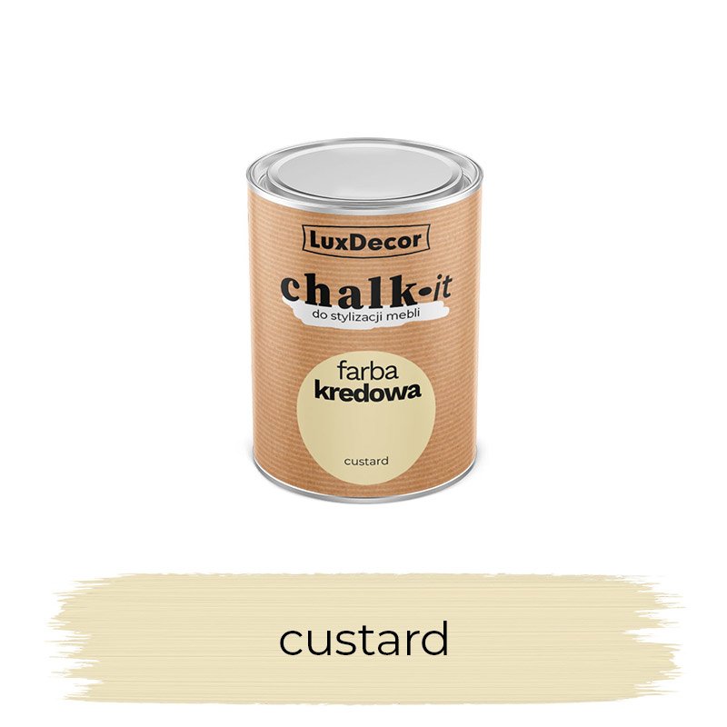 Kreidiniai dažai LUXDECOR Chalk-It, 125 ml, (29) Custard