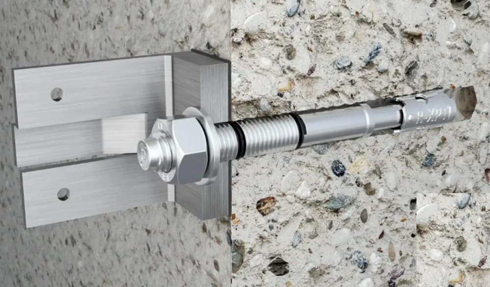 Inkarinis varžtas su gilze RAWLPLUG, M10 x 130 mm, cinkuotas, 50 vnt.