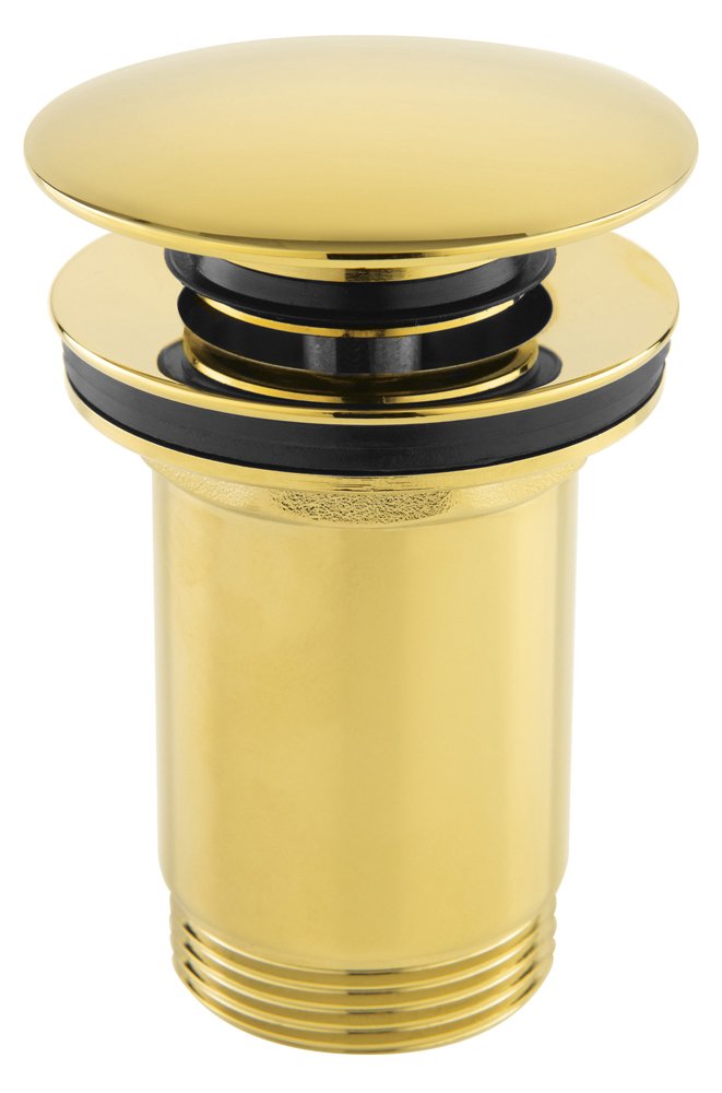 Dugno vožtuvas FERRO S285G Click-Clacl, aukso spalvos