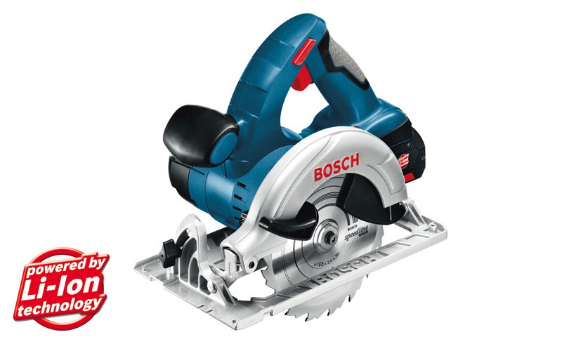 Akumuliatorinis diskinis pjūklas BOSCH Professional GKS 18V-LI, Solo, 18V, 165 mm, 060166H000, be akumuliatoriaus ir kroviklio