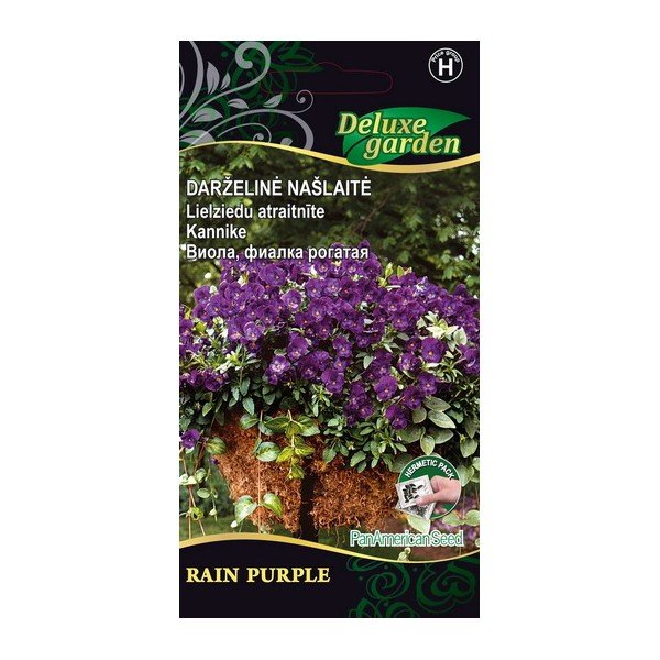 Gėlių sėklos, našlaitė darželinė Rain Purple, 10 s., 2075, H