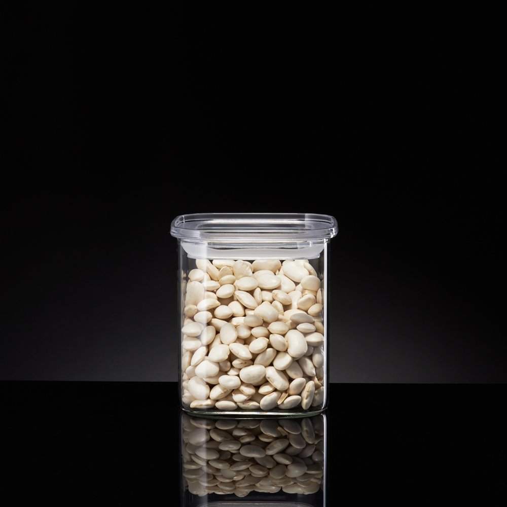 Indas su dangteliu AMBITION SLIM, stiklinis, 700 ml, ST