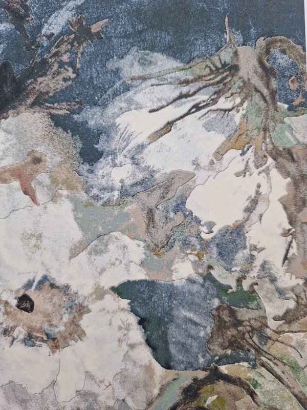 Kilimas ARGENTUM, 120 x 170 cm, 100% polipropilenas, šv.smėlio/mėlynos  sp., Belgija, 63807262604