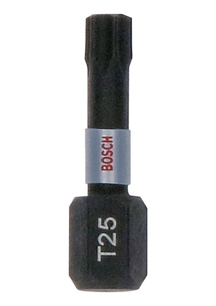 Smūginiai sukimo antgaliai BOSCH Impact T25, 25 vnt.