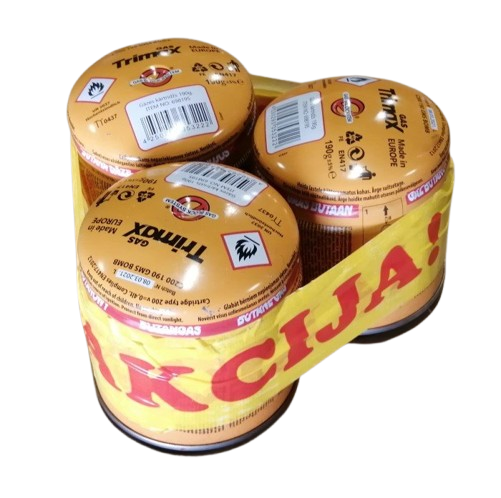 Butano dujos CAMPING, 190 g, 3 vnt.