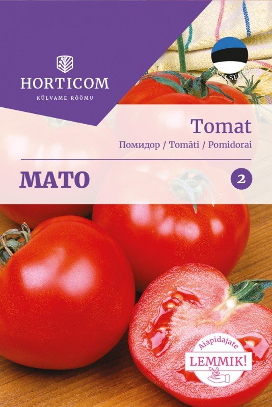 Daržovių sėklos, HORTICOM pomidorai valgomieji Mato, 0,25 g