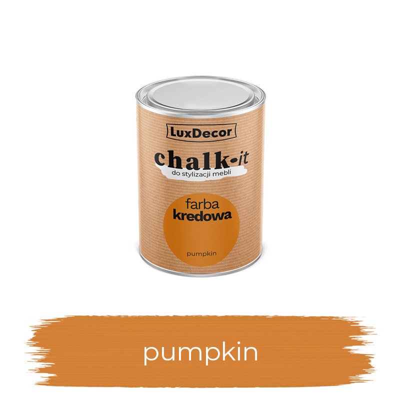 Kreidiniai dažai LUXDECOR Chalk-It, 125 ml, (27) Pumpkin