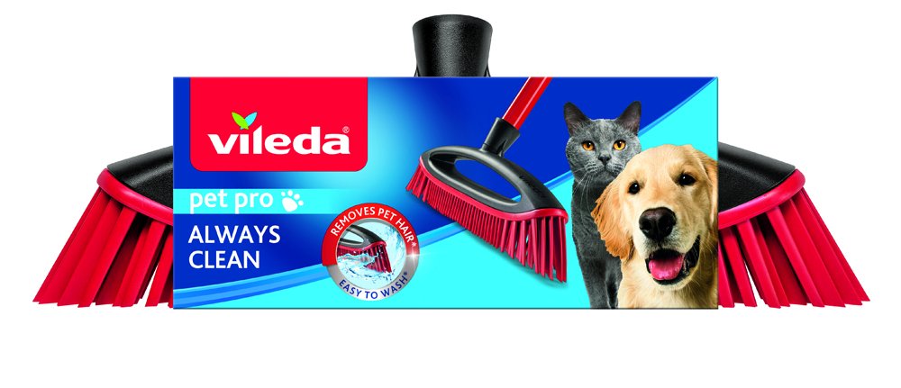 Grindų šlavimo šepetys VILEDA Always Clean Pet Pro, be koto