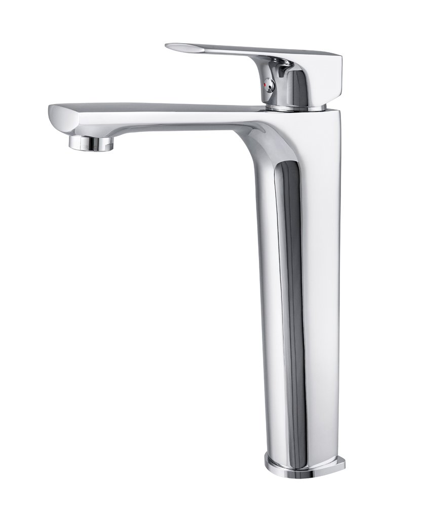 Praustuvo maišytuvas RUBINETA Modena-18/D, pastatomam praustuvui, aukštas, chromas