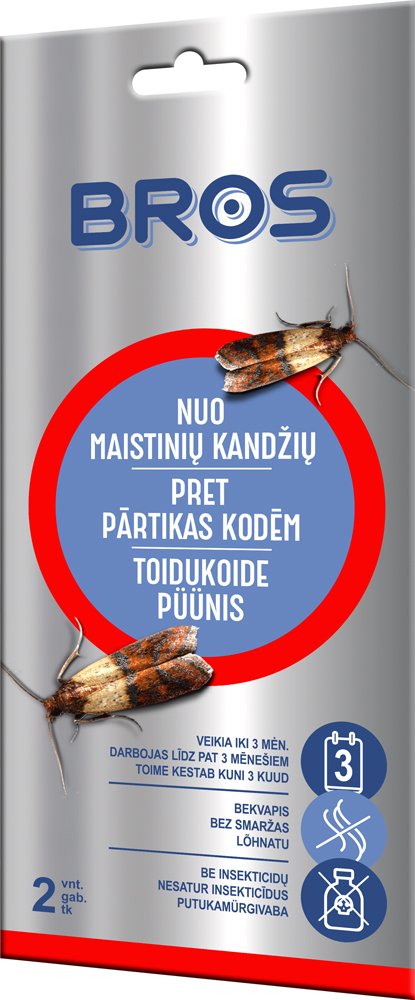 Lipni gaudyklė maistinėms kandims BROS, 2 vnt.
