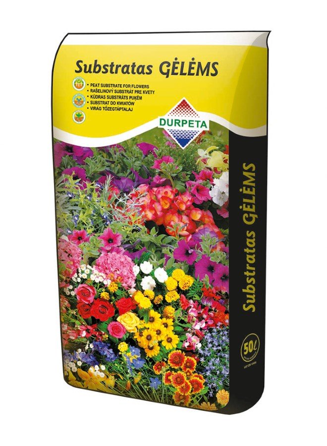 Substratas gėlėms DURPETA, 50 l
