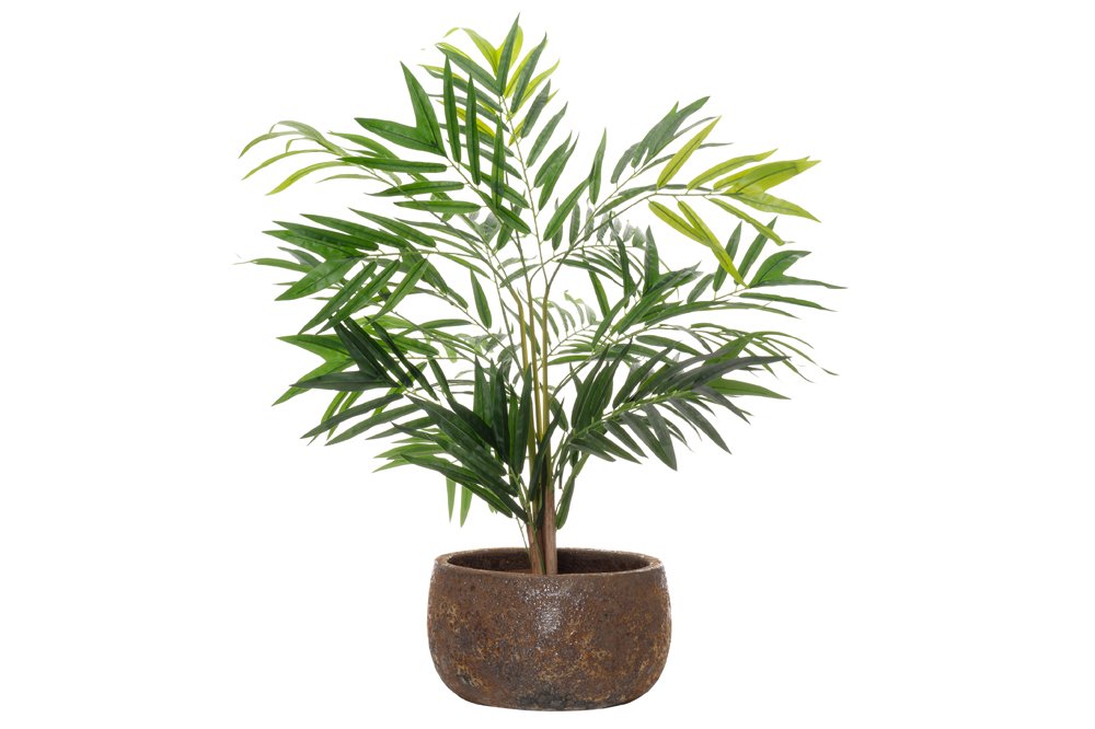 Keraminis lauko vazonas 4Living Vulcano, rudos sp., 36 x 36 x 21 cm.