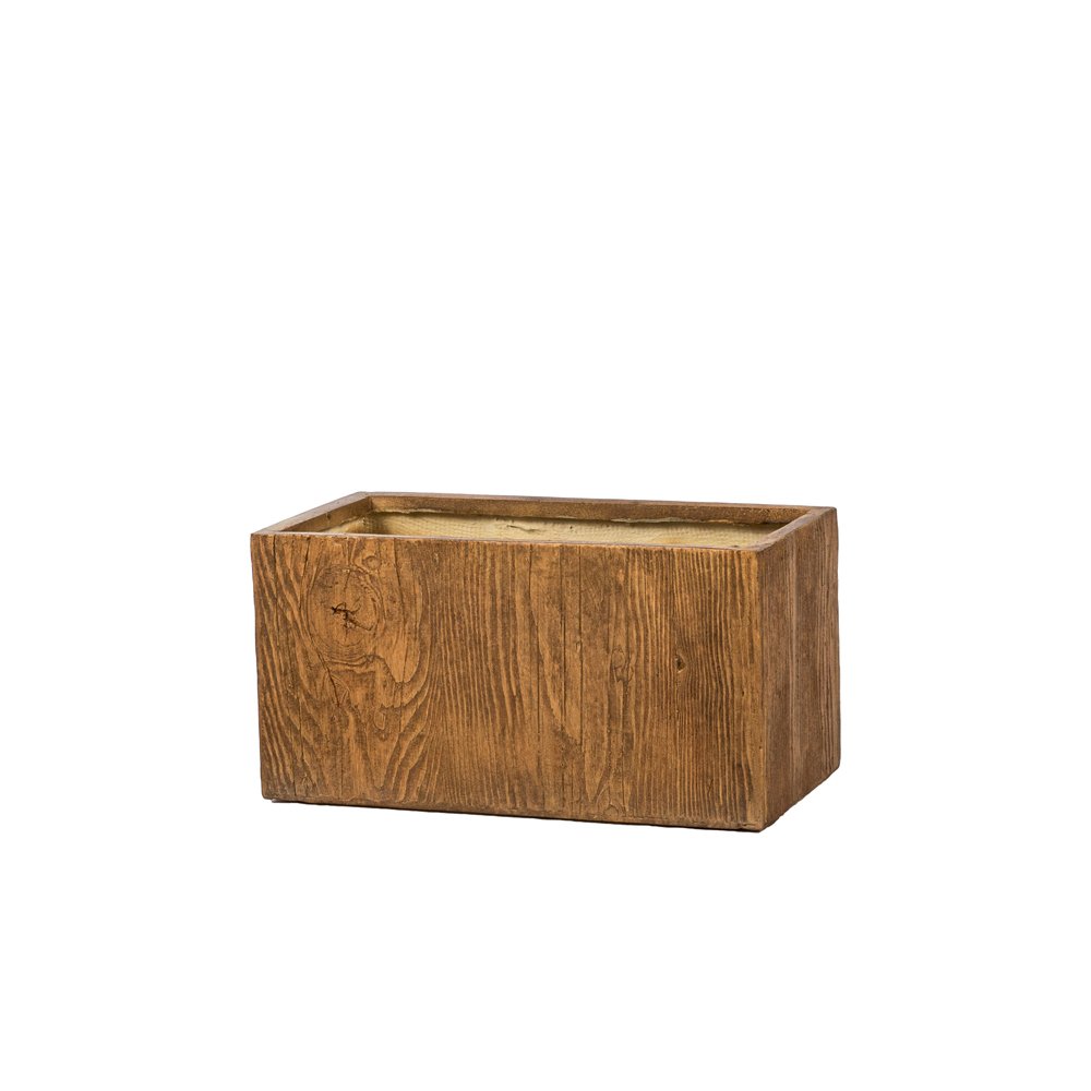 Keraminis lauko vazonas Donica Estera I, rudos sp., 59 x 30 x 30,5 cm.