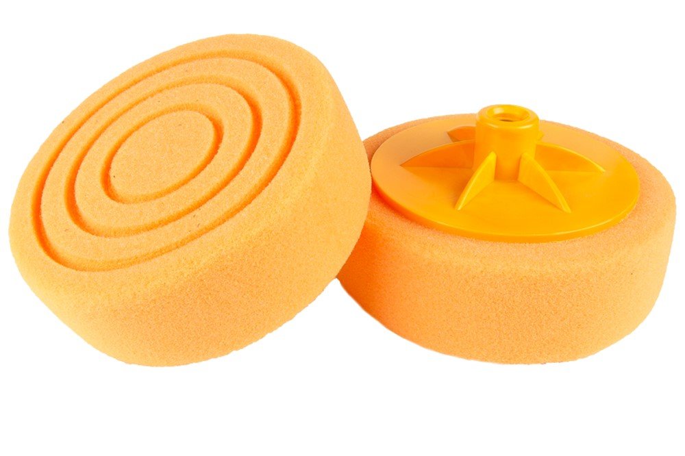 Kempinė poliravimui PROFIL, 150xM14, oranžinė, 3 nr.