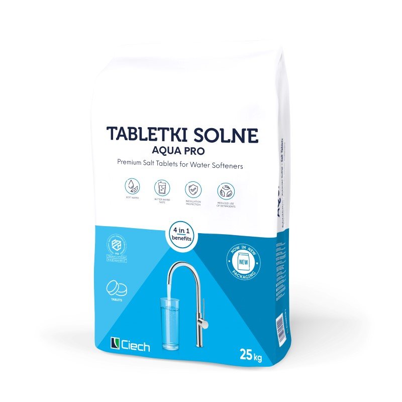 Druska CIECH, 25 kg, tabletės vandens minkštinimo filtrams