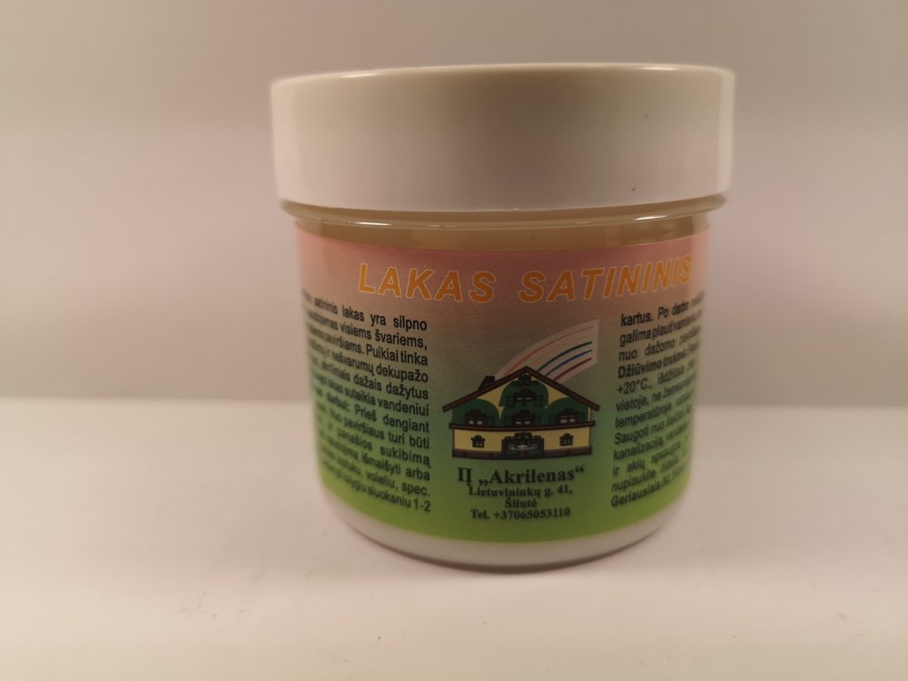 Lakas satininis AKRILEN, 120 ml