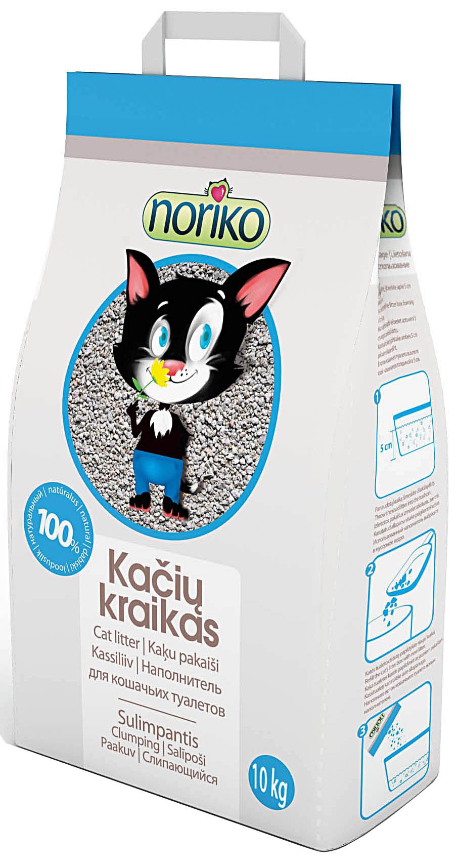 Kraikas katėms NORIKO, sulimpantis, 10kg