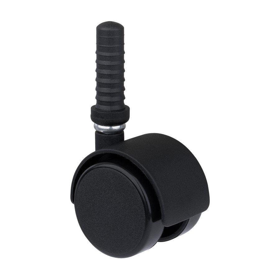 Dvigubas ratukas WALTECO, d-40 mm, su kištuku, apkrova 25 kg