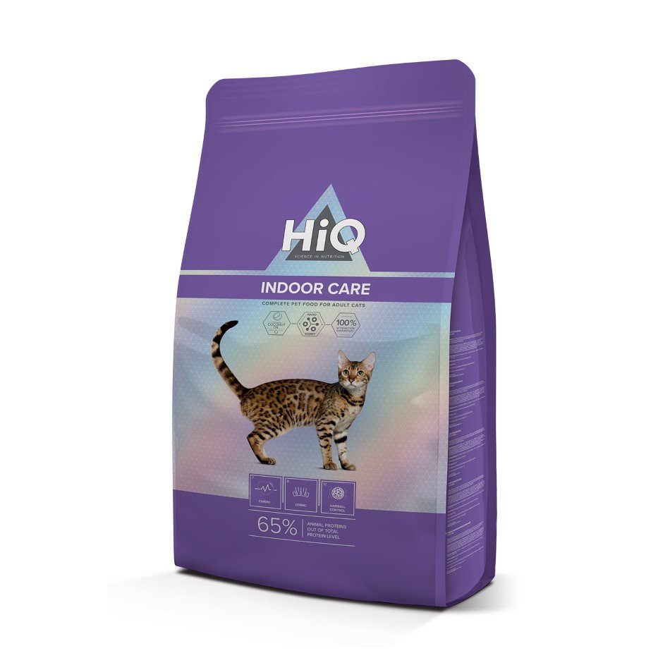 Sausas ėdalas katėms HIQ Indoor, suaugusioms katėms, su paukštiena, 1,8 kg