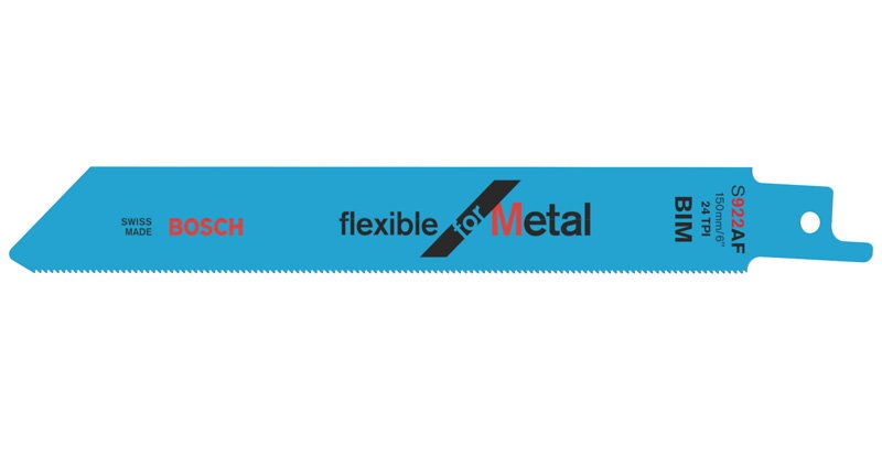 Pjūklo geležtės BOSCH S 922 AF Flexible for Metal