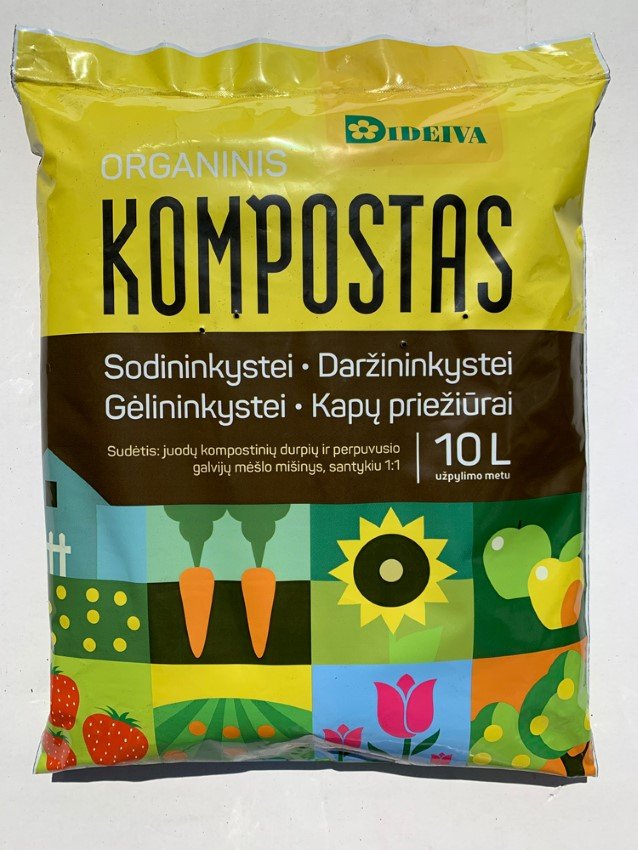 Organinis durpių kompostas, 10 l