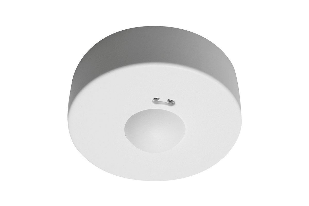 Judesio jutiklis GTV Ae-Cm3000-00, IP20, 360°, 1-8 m ± 1,5-3,5m, 1200W, 220-240V, mikrobangų sensorius, tinka LED, 100 x 100 x 50 mm, balta