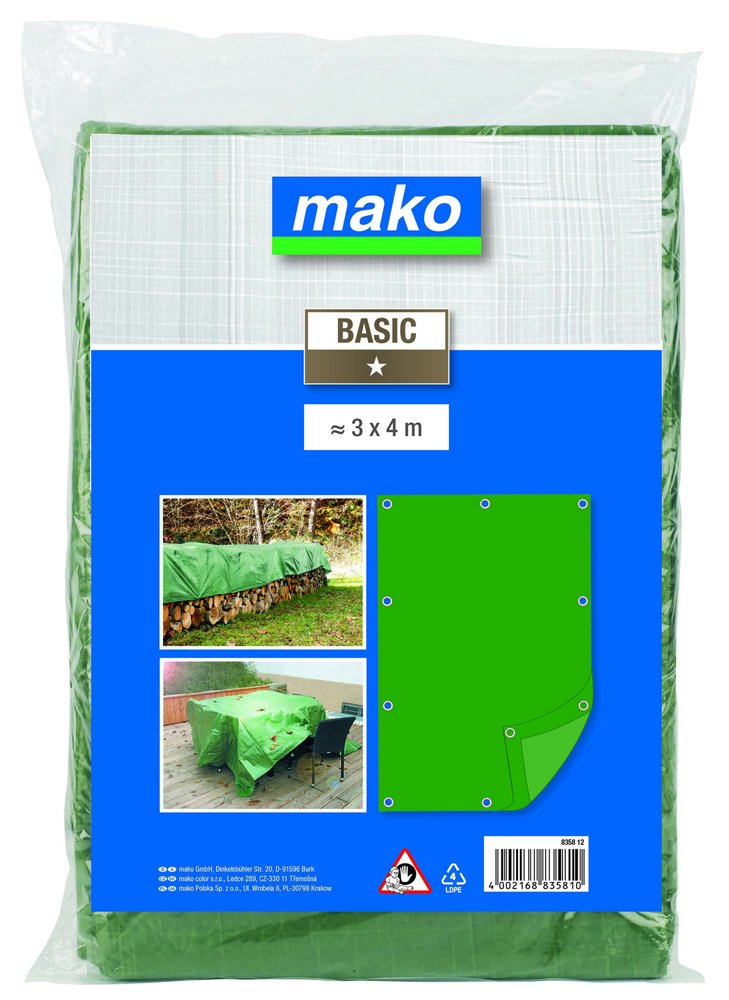 Tentas uždengimui 4 m*6 m, 80 g/m²