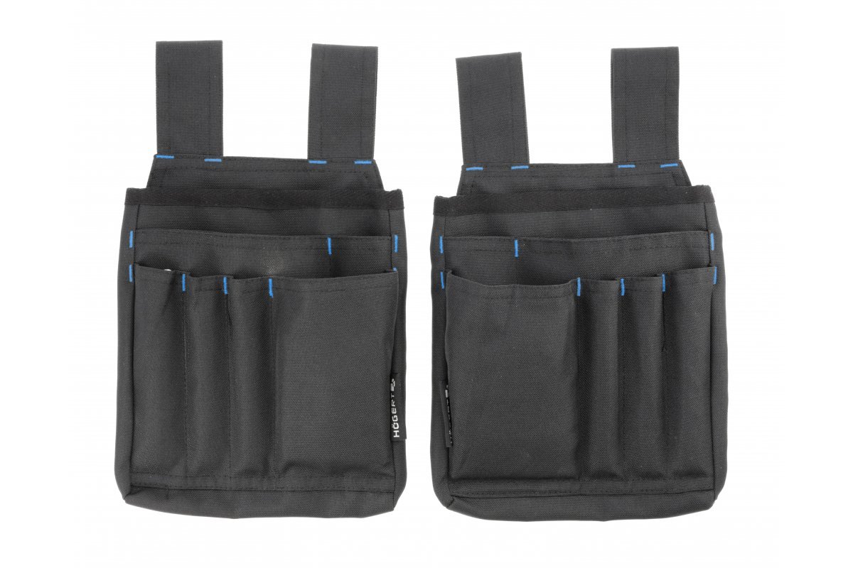 Įrankių dėklas - kišenė HOGERT WORKWEAR Elta, juoda spalva