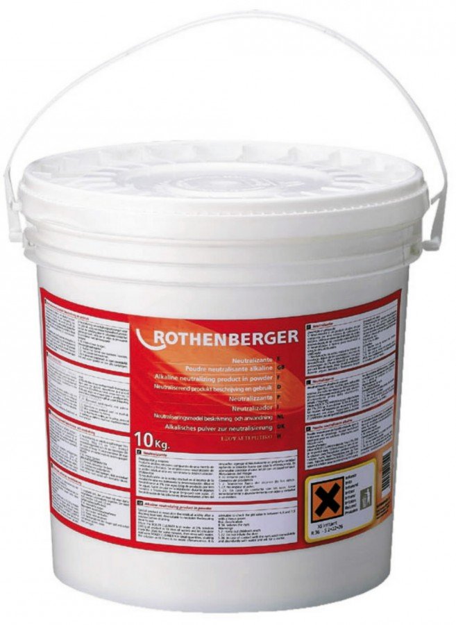 Neutralizuojantys milteliai ROTHENBERGER ROCAL ACID, 10 kg