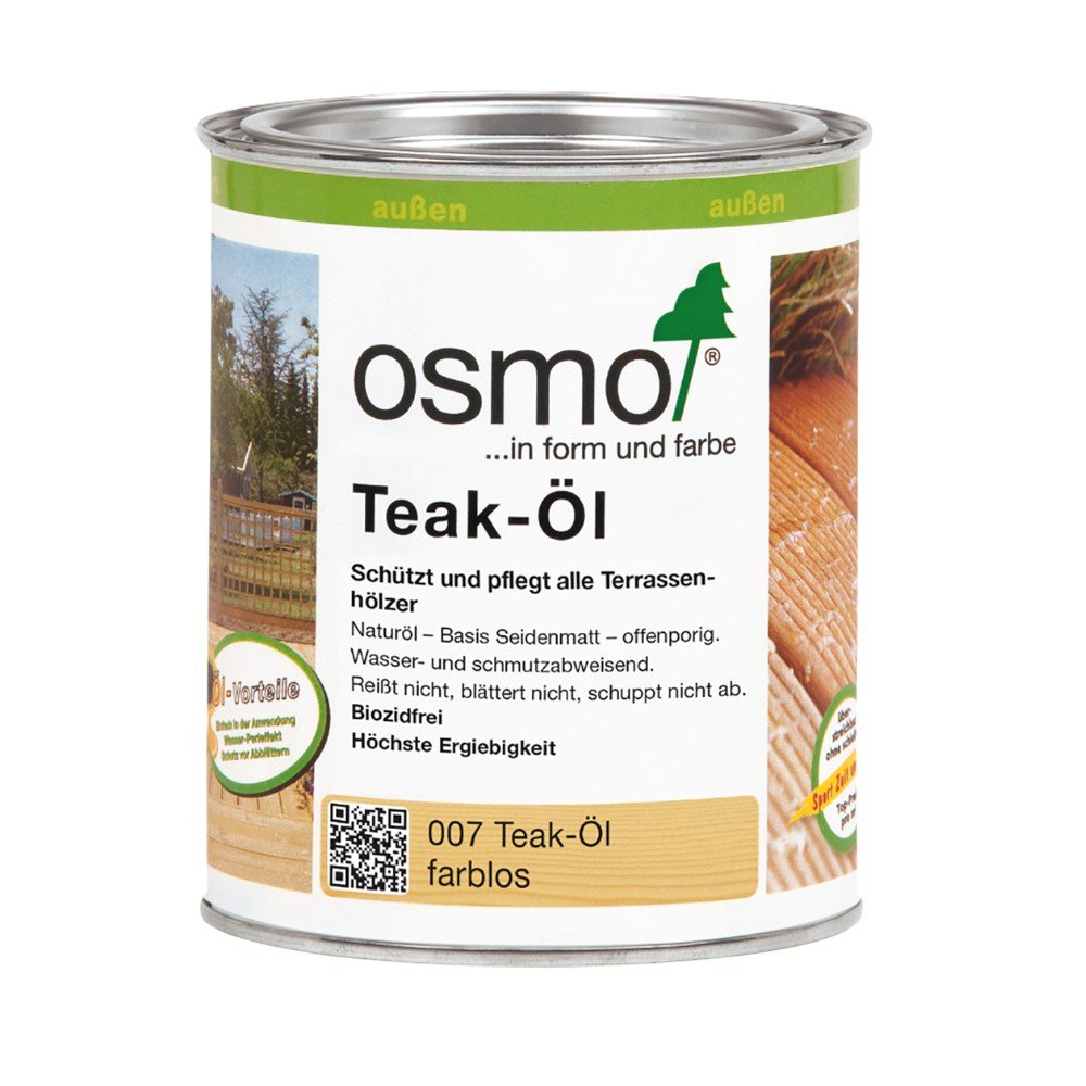 Aliejus terasoms OSMO Osmo 007, skaidrus, 0,75 l