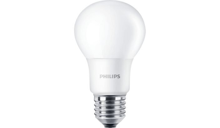 LED lempa PHILIPS, 7,5W (=60W), E27 A60, 220-240V, 4000K, 806 lm, matinė