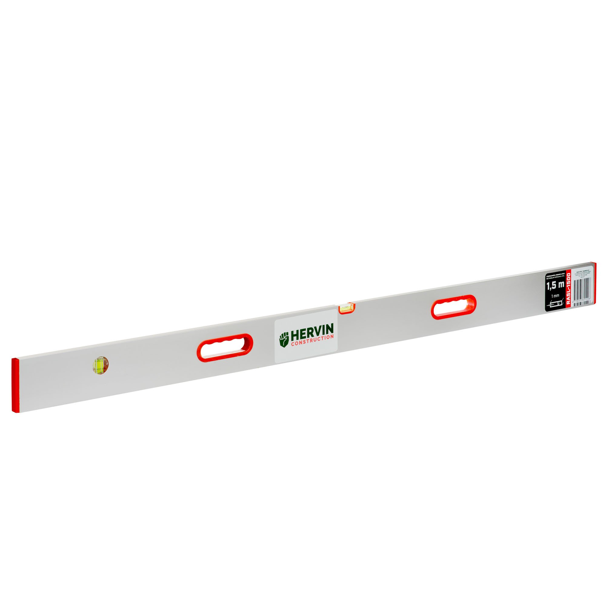 Stačiakampis lyginimo lotas HERVIN CONSTRUCTION, 1,5 m, RASL-1500